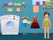 Zoe Washing Clothes